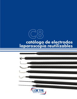 catálogo de electrodos laparoscopia reutilizables
