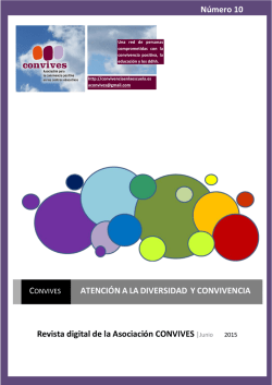 Revista digital de la Asociación Convives nº 10