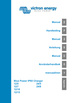 Manual Handleiding Manuel Anleitung Manual