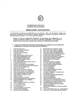 Resolución VD-R-9195-2015 - Oficina de Registro e Información