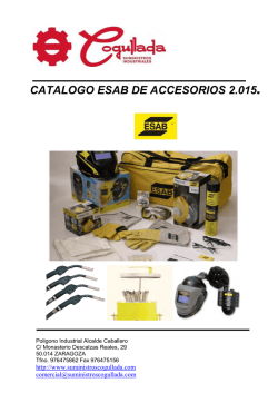 catálogo general de accesorios - Suministros Industriales Cogullada