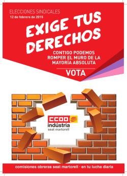 Elecciones Sindicales en Industria