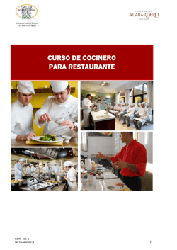 curso superior en gastronomía y cultura española curso de cocinero