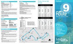 Route 9 (Eastland) - click for January schedule