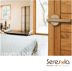 Descargue el catálogo completo de Puertas Seresola