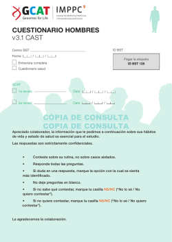 Cuestionario para hombres en castellano
