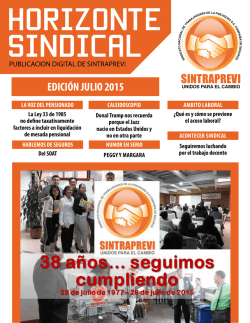 edición 19,julio 2105
