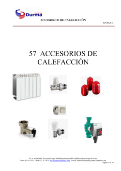 57 ACCESORIOS CALEFACCION