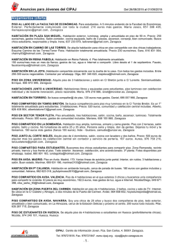 CIPAJ - Anuncios del 26 de agosto al 1 de septiembre2015