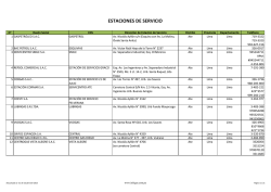 ESTACIONES DE SERVICIO