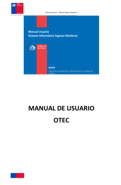 MANUAL DE USUARIO OTEC