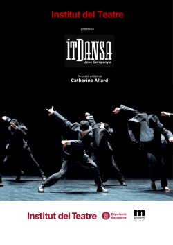 IT Dansa Dossier 2015 - Barcelona