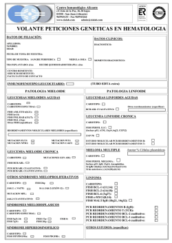 VOLANTE HEMATOLOGIA 2011 modificado elda