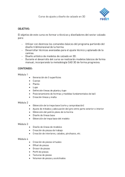 PATRONAJE DE CALZADO ASISTIDO POR ORDENADOR (CAD