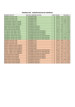 HORARIOS PBI - ADMINISTRACION DE EMPRESAS - 27-08