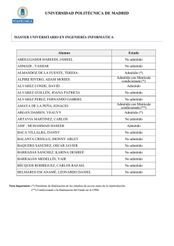 UNIVERSIDAD POLIT&Eacute;CNICA DE MADRID