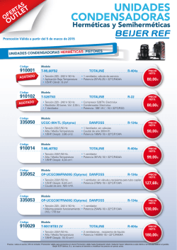 Ofertas OUTLET_Promo Evaporadores y Unidades condensadoras
