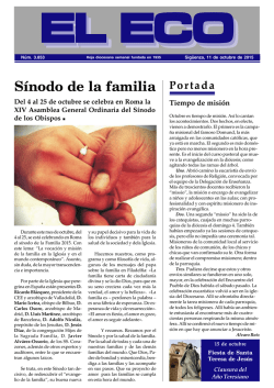 Eco 11 de octubre 2015.p65 - Diócesis de Sigüenza