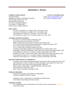 CV  - Sandra V. Rozo