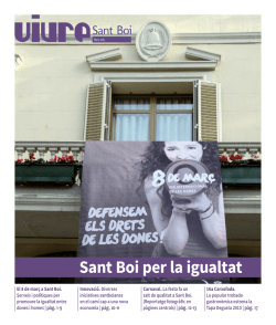VIURE SANT BOI MARÇ 2015 - Ajuntament de Sant Boi de