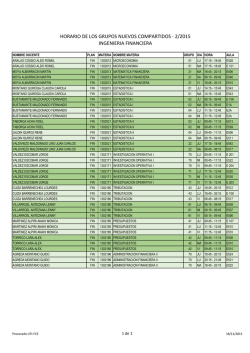 HORARIO GRUPO COMPARTIDOS - ING FINANCIERA - 2