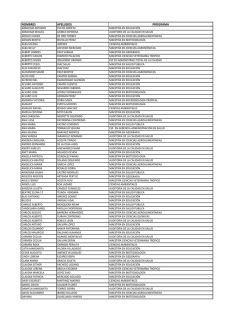 ESTUDIANTES DE POSTGRADO APTOS PARA VOTAR 26 DE SEP