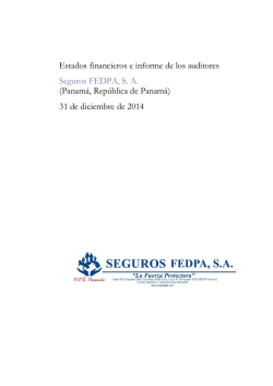 seguros fedpa, s. a.