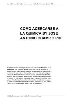 como acercarse a la quimica by jose antonio chamizo pdf