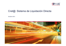 Cret@ Sistema de Liquidación Directa - EPI-USE