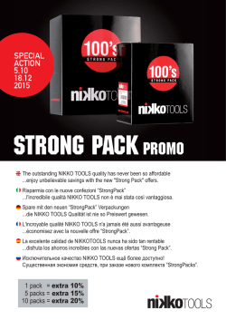 SPECIAL ACTION 5.10 18.12 2015