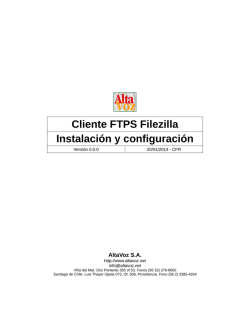 Cliente FTPS Filezilla Instalación y configuración