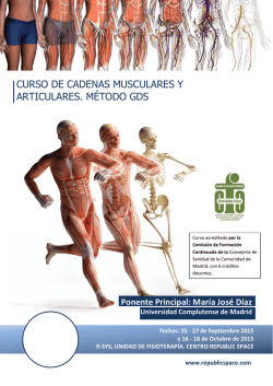 curso de cadenas musculares y articulares