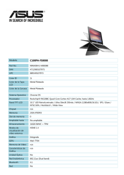 Información de los Productos PDF - GMA-tic