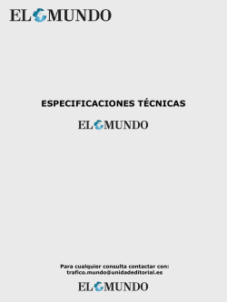 Especs. técnicas - Unidad Editorial