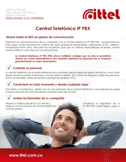 Central Telefónica IP PBX - Central Telefónica Voip Ittel