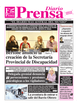 Edición 3824 Jueves 17 de Septiembre de 2015
