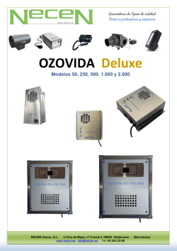 Descargar ficha técnica de la serie OZO-VIDA
