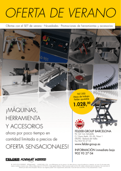 Oferta de veranO