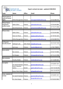 ISS expert contacts - updated 5-06