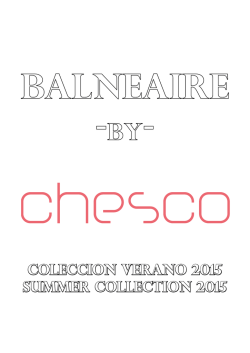 Catálogo baño Chesco verano 2015