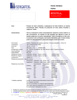Bajar PDF - sergatex * textiles tecnicos