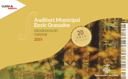 Auditori Municipal Enric Granados