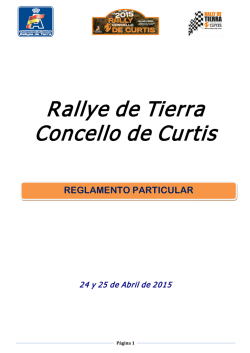 Reglamento Rally Curtis
