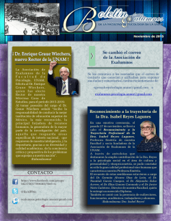 Boletín 2 Exalumnos Nov 2015.cdr - Sistema Universidad Abierta