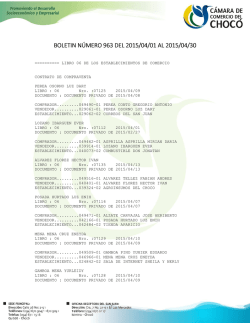 boletin número 9 boletin número 963 del 2015/04/01 al 2015/04/30