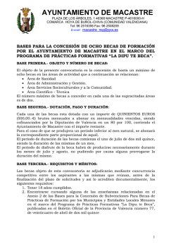 AYUNTAMIENTO DE MACASTRE