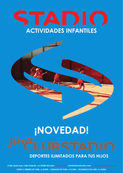 ¡NOVEDAD! - Stadio Alicante