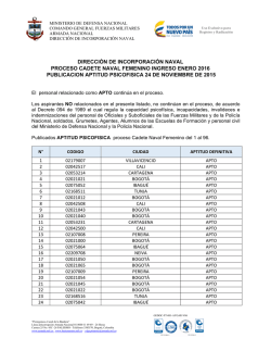 PUBLICACION PROCESO CADETE NAVAL FEMENINO 24112015