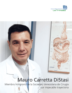 Mauro Carretta DiStasi - Centro Médico Docente La Trinidad