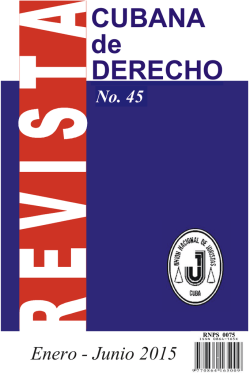 RCD No. 45 En-Jun 2015 - Facultad de Derecho